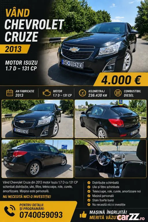 CHEVROLET Cruze 2012 — imagine 8