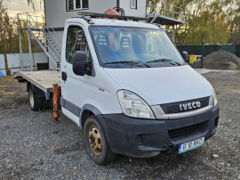 Iveco 35C12 autoplatforma cu macara, unic proprietar, stare bună