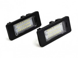 Set 2 bucati lampa LED lumina alba numar inmatriculare pentru BMW