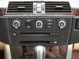 BMW E60 Trim Clima Consola CD Piele Alcantara