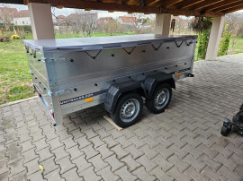 Remorca 2 axe obloane duble