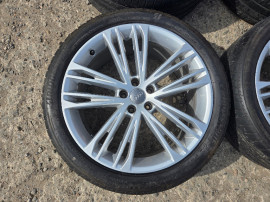 Set roti jante aliaj originale Audi 20" anvelope vara Bridgestone 255/45 R20