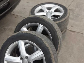 Jante originale Audi R19 cu anvelope vară Goodyear 235/55 R19 101W