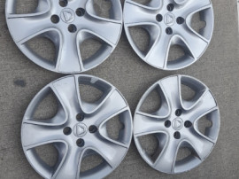 4 Capace Roti R16 ORIGINALE DACIA model Genea DARK-METAL