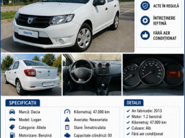 Dacia Logan 2013 benzina consum redus