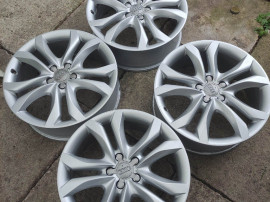 Set 4 jante aliaj originale Audi OEM 8r0601025al, 19 inch, 5x112, ET3