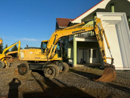 Excavator pe roți Komatsu PW130-7K, 14 tone, 2006