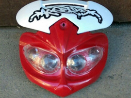 Masca motocicleta street fighter. nou !!
