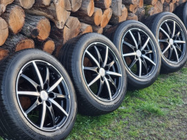 Jante Aliaj 5x110 R16 + Anvelope Vara Bridgestone