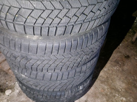 4 roti/jante/cauciucuri BMW 195/55 R16 5×120 cu cauciucuri iarna M+S