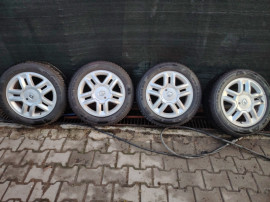 Roti aliaj 4x100 R16 cu anvelope 205/55R16 M+S