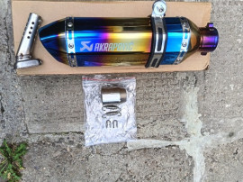 Toba SPORT MOTO / ATV AKRAPOVIC BLUE FLAME