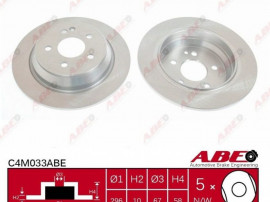 Disc frana spate ABE Mercedes Vito W639 2.2 2003 - 2009 Part