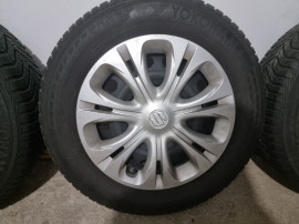 Set 4 roți complete Suzuki – Jante otel + Anvelope iarnă Yokohama + S