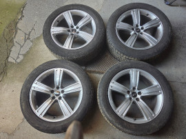 Jante aliaj 5x112 originale Audi 19" S-Line anvelope vara Goodyear 235/55 R19